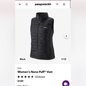 WOMENS PATAGONIA NANO VEST